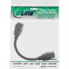 Cabo Keystone HDMI 2 vias InLine 4K/60Hz, conector fêmea HDMI A/conector fêmea, preto, 0,2 m