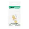 Adaptador de montagem Keystone InLine, para cabo de satélite, 2x conectores fêmea F, branco