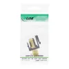 Adaptador de encastrar Keystone InLine, para cabo satélite, 2x fêmea F, preto