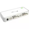 Comutador KVM compacto de secretária InLine USB DVI 2 portas + áudio com cabos 1,2m
