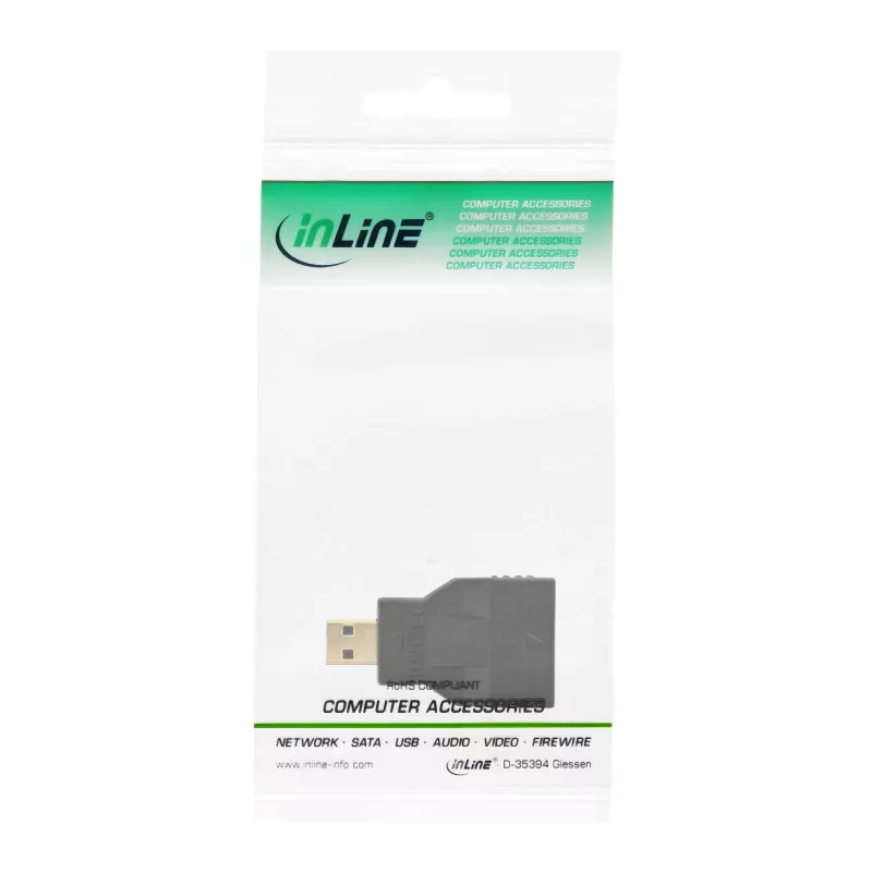 Adaptador HDMI InLine HDMI C fêmea / HDMI D macho 17690C
