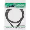 Cabo Mini USB 2.0 InLine macho tipo A / macho Mini B, 5 pinos, preto, 0,3 m