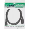 Cabo adaptador de alimentação InLine, IEC-60320 C14 para C19, 3x1,5mm², máx. 10A, 2m