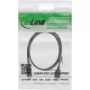 Cabo de extensão USB 2.0 InLine Type-A macho/fêmea, dourado, preto, 1,2 m