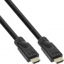 Cabo HDMI High Speed HiD InLine com Ethernet, 4K2K, M/M, contactos dourados, 10 m
