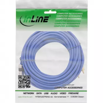 Cabo de áudio InLine Premium 2x ficha RCA / ficha jack 3,5 mm dourado 25 m
