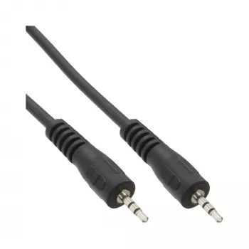 Cabo de áudio InLine 2,5 mm ficha/ficha estéreo 3 m