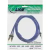 Cabo de áudio InLine Premium 2x ficha RCA / ficha 3,5 mm dourado 0,5 m
