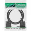 Cabo DVI-D Premium 24+1 macho/macho Dual Link dourado 1 m InLine 17771P