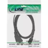 Cabo Mini-Y USB InLine 2x Type-A macho / Mini-B macho, 5 pinos, 1 m