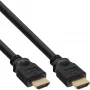 Cabo HDMI InLine, cabo HDMI High Speed, M/M, preto, contactos dourados, 15 m
