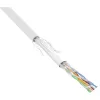 Cabo de rede InLine SF/UTP Cat.5e AWG26 CCA PVC branco 100 m