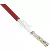 Cabo de rede InLine SF/UTP Cat.5e AWG26 CCA PVC vermelho 100 m