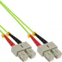 Cabo de fibra ótica duplex InLine SC/SC 50/125µm OM5 3 m