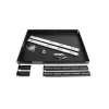 StarTech.com prateleira de teclado deslizante para rack de servidor 1U, 55lbs (25 kg), extração em aço com 22 polegadas (55 cm) de profundidade para rack de AV e rede de 19 polegadas