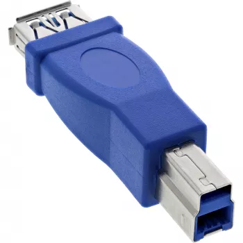 Adaptador USB 3.0 Type-A fêmea / Type-B macho InLine 35300D