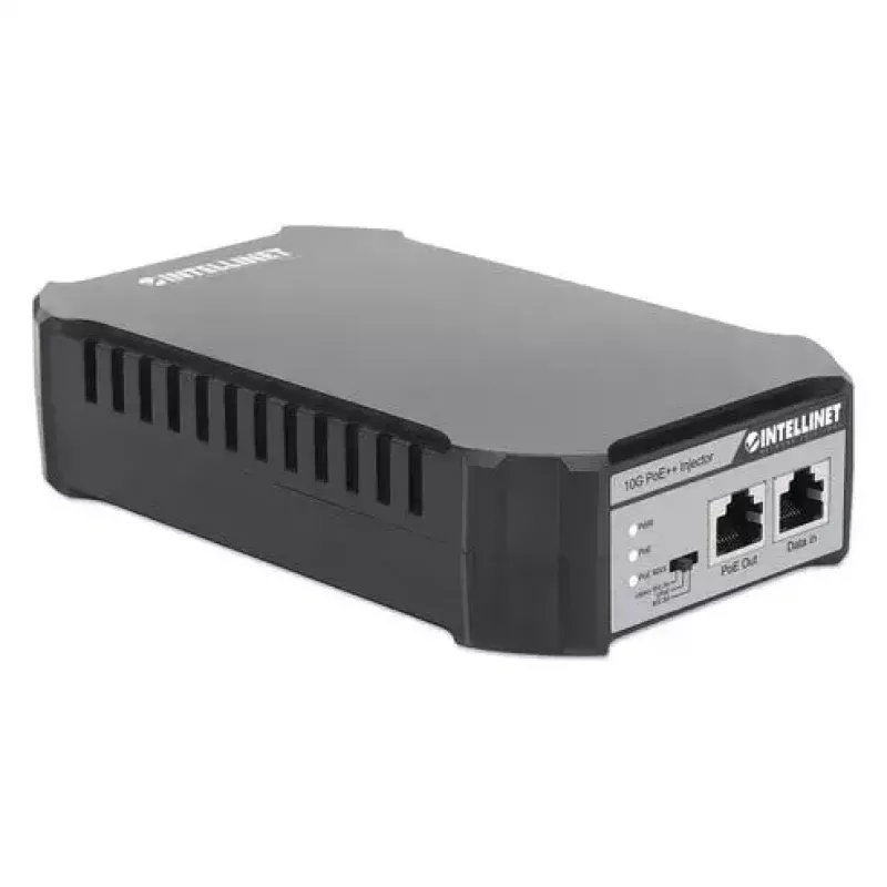Intellinet Injetor 10G PoE++, uma porta de 95 W, IEEE 802.3bt (4PPoE), caixa de plástico (561945)