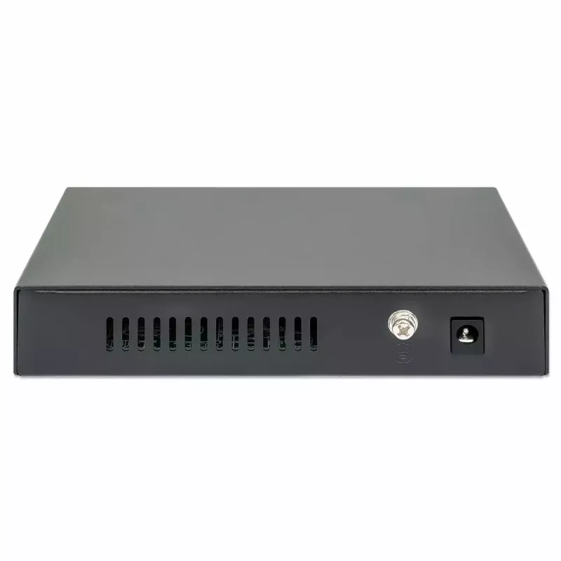 Intellinet Switch Gigabit Ethernet PoE+ de 5 portas com porta SFP, orçamento PoE de 91W