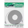 Cabo de rede flat InLine, U/FTP, Cat.6A, TPE sem halogéneos, cinzento, 15 m