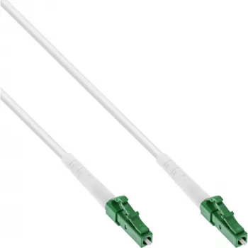 InLine Cabo de fibra ótica simplex, FTTH, LC/APC8° para LC/APC8° 9/125µm OS2 50m