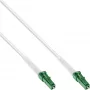 InLine Cabo de fibra ótica simplex, FTTH, LC/APC8° para LC/APC8° 9/125µm OS2 1m