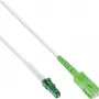 Cabo de fibra ótica simplex InLine, FTTH, LC/APC8° para SC/APC8° 9/125µm OS2 3m