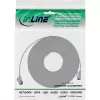 Cabo de rede flat InLine, U/FTP, Cat.8.1, TPE sem halogéneos, cinzento, 5 m