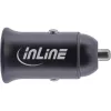 Adaptador de carregamento USB para automóvel InLine Power Delivery, 2x USB-C, preto