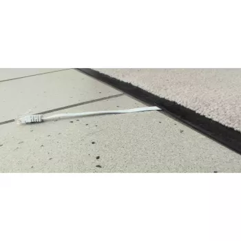 Cabo patch plano ultraslim InLine U/UTP Cat.6 Gigabit branco 2 m