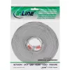 Cabo patch plano ultraslim InLine U/UTP Cat.6 Gigabit cinzento 7 m