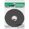 Cabo patch plano ultraslim InLine U/UTP Cat.6 Gigabit preto 7 m