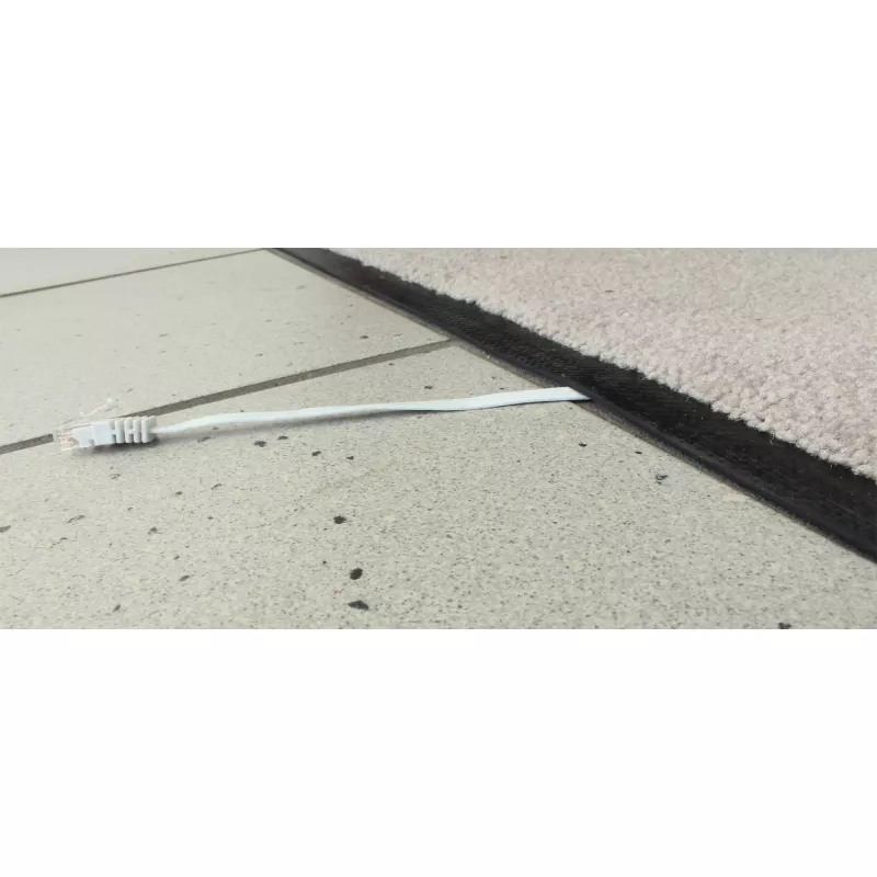 Cabo patch plano ultraslim InLine U/UTP Cat.6 Gigabit cinzento 0,5 m