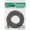 Cabo patch plano ultrafino InLine U/UTP Cat.6 Gigabit preto 2 m