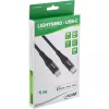 Cabo InLine USB-C para Lightning, para iPad, iPhone, iPod, preto/alumínio, 2 m MFi
