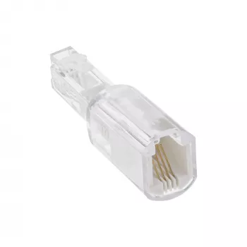 Twist-Stop InLine para auscultador telefónico ficha / conector fêmea 4P4C, InLine, 18890L