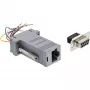 Adaptador InLine conector fêmea Sub-D 9 pinos para conector fêmea RJ45 68889B InLine