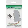 Adaptador InLine conector fêmea Sub-D 9 pinos para conector fêmea RJ45 68889B InLine
