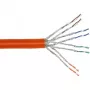 Cabo de instalação duplo InLine S/FTP PiMF Cat.7a AWG23 1200MHz, LSOH, 50m