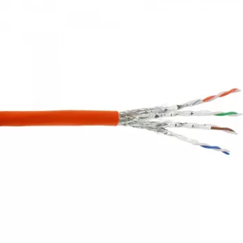 Cabo de instalação InLine Cat.7a PiMF 4x2x0.58 AWG23, 1200MHz, LSZH, 50m