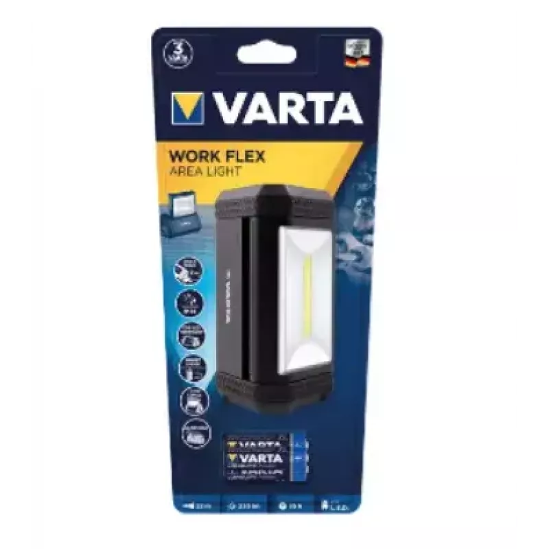 Varta Work Flex Luz de área, 230 lm, preto