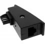 Adaptador InLine ficha TAE-F para conector fêmea RJ45 8P2C para Fritzbox, preto
