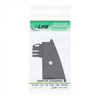 Adaptador InLine ficha TAE-F para conector fêmea RJ45 8P2C para Fritzbox, preto