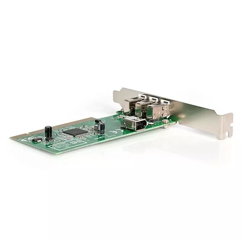 Placa adaptadora FireWire StarTech.com PCI 1394a de 4 portas – 3 externas, 1 interna