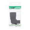Adaptador de alimentação InLine IEC 60320 C14 / C7, angular esquerda/direita, 3 polos para 2 polos