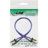 Cabo de áudio RCA InLine Premium 2x ficha RCA/ficha dourado 20 m