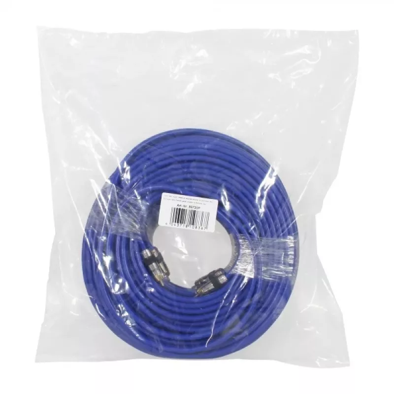 Cabo de áudio RCA InLine Premium 2x ficha RCA/ficha dourado 15 m