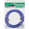 Cabo de vídeo e áudio digital RCA InLine Premium ficha RCA/ficha dourado 3 m
