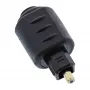 Adaptador de áudio ótico conector fêmea 3,5 mm / ficha Toslink InLine 89907