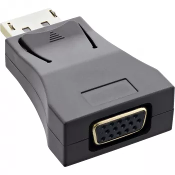 Conversor DisplayPort InLine, ficha DisplayPort / conector fêmea VGA, FullHD/60Hz