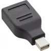 Adaptador DisplayPort InLine, ficha Mini DisplayPort / conector fêmea DisplayPort, 4K/60Hz
